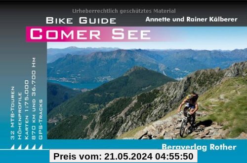 Comer See: 32 Mountainbike-Touren - mit GPS-Daten: 30 MTB-Touren